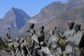 The Red Army's Long March Memorial Monument in Shigu, Yunnan, China